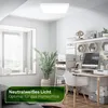 LED plafondlamp, 14W, 3000 lumen, 4000K, 3x42x42 cm, kleur: Productafbeelding-voorbeeld 2