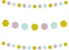 Oblique Unique Kreis Girlande Banner Geburtstag Hochzeit Produktbild-Vorschau 1