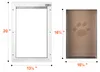 VEVOR Haustierklappe Hundeklappe aus Aluminiumrahmen mit Produktbild-Vorschau 6