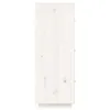 A side view of a white wood cabinet. Anteprima dell’immagine prodotto