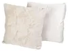 Fellimitat Kissen Polyester 45x45 beige, anthrazit o.weiß Produktbild-Vorschau 1