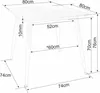 Esstisch Küchentisch Rion Ceramic Farbe und Größe Produktbild-Vorschau 3