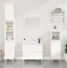 vidaXL Badschrank Weiß 65x33x60 cm Holzwerkstoff Produktbild-Vorschau 2