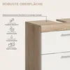 Lambada Badmöbelset L22 Weiß hochglanz, Eiche Nachbildung. Produktbild-Vorschau 10