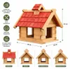 Mucola Vogelhaus Vogelfutterhaus Holz Vogelvilla Produktbild-Vorschau 3