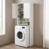 Mobiletto per lavatrice Relaxdays, con 4 scomparti, ripiano Anteprima dell’immagine prodotto 2