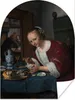 MuchoWow® Poster Der kleine Austernfresser - Jan Steen Produktbild-Vorschau 1