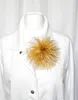 Federbrosche Beige Federn Clip Anstecker Brosche Produktbild-Vorschau 2