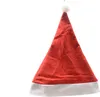 Weihnachtsmütze Rot & Weiß 40 cm - Polyester Produktbild-Vorschau 4