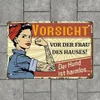 GKA Retro Blechschild mit lustigem Spruch "Vorsicht vor der Produktbild-Vorschau 2
