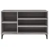 Schuhregal Grau Sonoma 102x36x60 cm Holzwerkstoff Produktbild-Vorschau 5