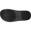 The sole of a black Crocs sandal is shown against a white background. Voir les images du produit