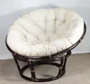 Rattan Papasan Sessel inkl. hochwertigen Polster, D 115 cm, Produktbild-Vorschau 3