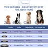 ELONEO Orthopädisches Hundebett, Größe L - Schwarz Produktbild-Vorschau 4