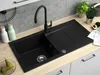 Granitspüle - Spülbecken - Küchenspüle - 86 x 43,5 cm - Produktbild-Vorschau 3