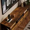 Televizní skříňka se zásuvkami ve stylu vintage loft, Náhled obrázku produktu 6