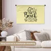 MuchoWow® Wandteppich Wandbehang Zitate - Strand - Produktbild-Vorschau 2
