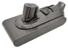 A close-up studio shot of a gray vacuum cleaner battery pack. Podgląd zdjęcia produktu