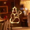 LED pupazzo di neve luci di Natale, LED finestra fata luci Anteprima dell’immagine prodotto 2
