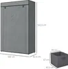 Armoire à linge, armoire pliante avec tiroirs, armoire à Voir les images du produit 3