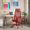 An office setting with a desk, chair, laptop, and artwork. Produktbild-Vorschau