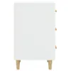 vidaXL Nočný stolík biely 40x40x66 cm Materiál drevo Náhľad obrázku produktu 5