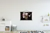 MuchoWow® Textilposter Katze - Blumen - Kunst 90x60 cm mit Produktbild-Vorschau 2
