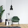 Hängelampe Stoff Metall E27 Ø 17 cm rund H: max. 90 cm Produktbild-Vorschau 5