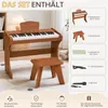 FCH Kinder E-Piano 37 Tasten,Kinderklavier Musikspielzeug Produktbild-Vorschau 6