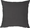 KISSENBEZUG 50x50 cm anthrazit Struktur Leinenoptik Produktbild-Vorschau 1
