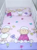 4 teiliges Baby Bettset Bettwäsche mit Himmel Vollstoff - Produktbild-Vorschau 2