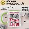 LKW Fahrerin Tasse Geschenk Frauen Lastkraftwagen Fahrerin Produktbild-Vorschau 3
