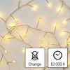 LED vánoční nano řetěz – ježek, 2,4 m, 3x AA, vnitřní, teplá bílá, časovač Náhled obrázku produktu