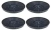 4x Trade-Shop Aktivkohlefilter Ø 175mm kompatibel mit Produktbild-Vorschau 1