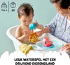 A baby and an adult playing with bath toys in a bathtub. Náhled obrázku produktu