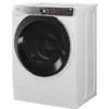 A white Hoover washing machine with a black door and a silver control panel is shown against a white background. Anteprima dell’immagine prodotto