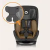 A car seat with an insert shown being placed into it. Produktbild-Vorschau