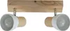 Lindby Deckenleuchte Thorin, 27 cm, 2-flg., weiß, Holz, E14 Produktbild-Vorschau 1