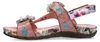Laura Vita Damen Sandalette Blumenapplikationen mit Produktbild-Vorschau 2