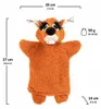 Munabo Crazy Handpuppe Eichhörnchen, braun, 27cm – Witziger Produktbild-Vorschau 4
