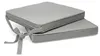 Beautissu 2er Set Loft SK Stuhlkissen Hellgrau, 45x40x5cm Produktbild-Vorschau 1