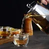 Teekanne Glas,Edelstahl Teesieb Glas Teebereiter mit Produktbild-Vorschau 3