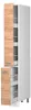 Apothekerschrank Vicco Fame-Line Goldkraft Eiche/Weiß 20 Produktbild-Vorschau 5