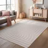 Homebyhome Boho Teppich Skandinavischer Kurzflor mit 3D Produktbild-Vorschau 1