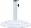 vidaXL Supporto per ombrellone bianco 9 kg 40 cm in ghisa Anteprima dell’immagine prodotto 3