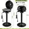 COSTWAY Elektrogrill 1600W freistehend, Standgrill mit Produktbild-Vorschau 3