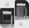 Alpenberger Gäste WC Waschbecken mit Unterschrank 45 cm | Produktbild-Vorschau 4