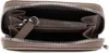 An open wallet showing its interior compartments. Voir les images du produit