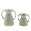Clayre & Eef Kerzenständer 9 cm Beige Porzellan Produktbild-Vorschau 3