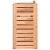vidaXL Spiegelschrank 80x17x34 cm Massivholz Nussbaum - Produktbild-Vorschau 6